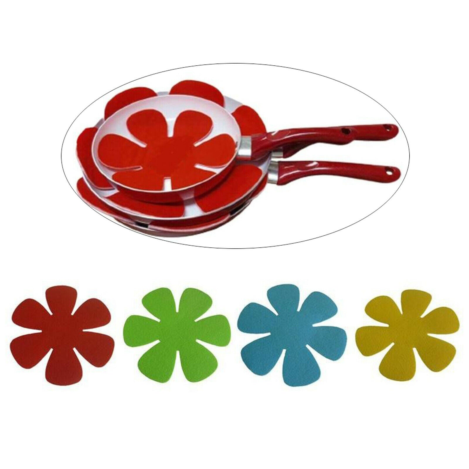 4x Pan Pad Easter Anti-slip Pot Holder Flower Home Party Decor Ornaments