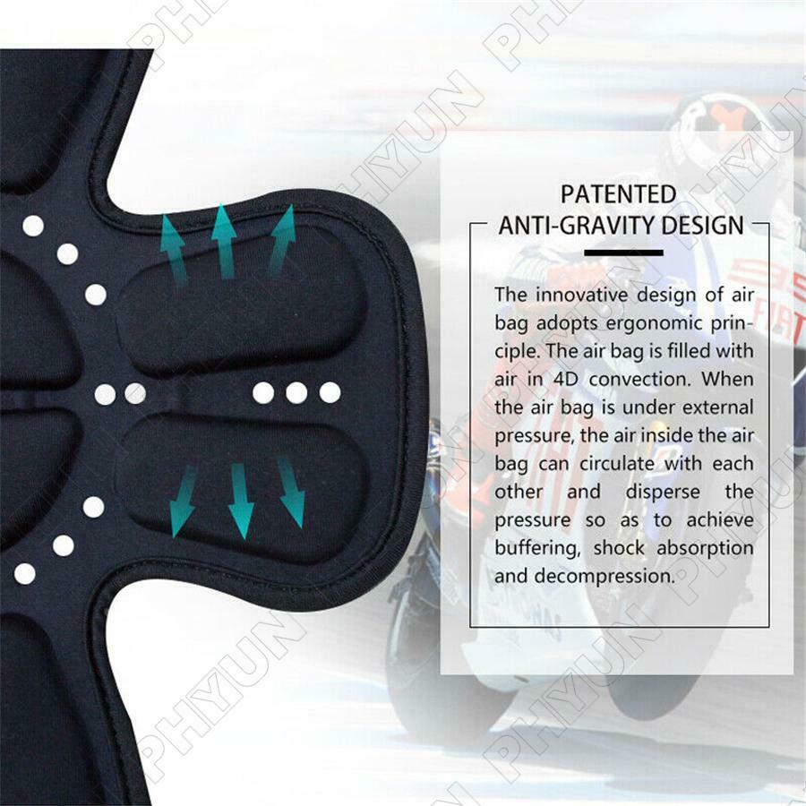 Black Helmet Inner Protection Pad 4-D Helmet Inner Shock Absorber Breathable 1x