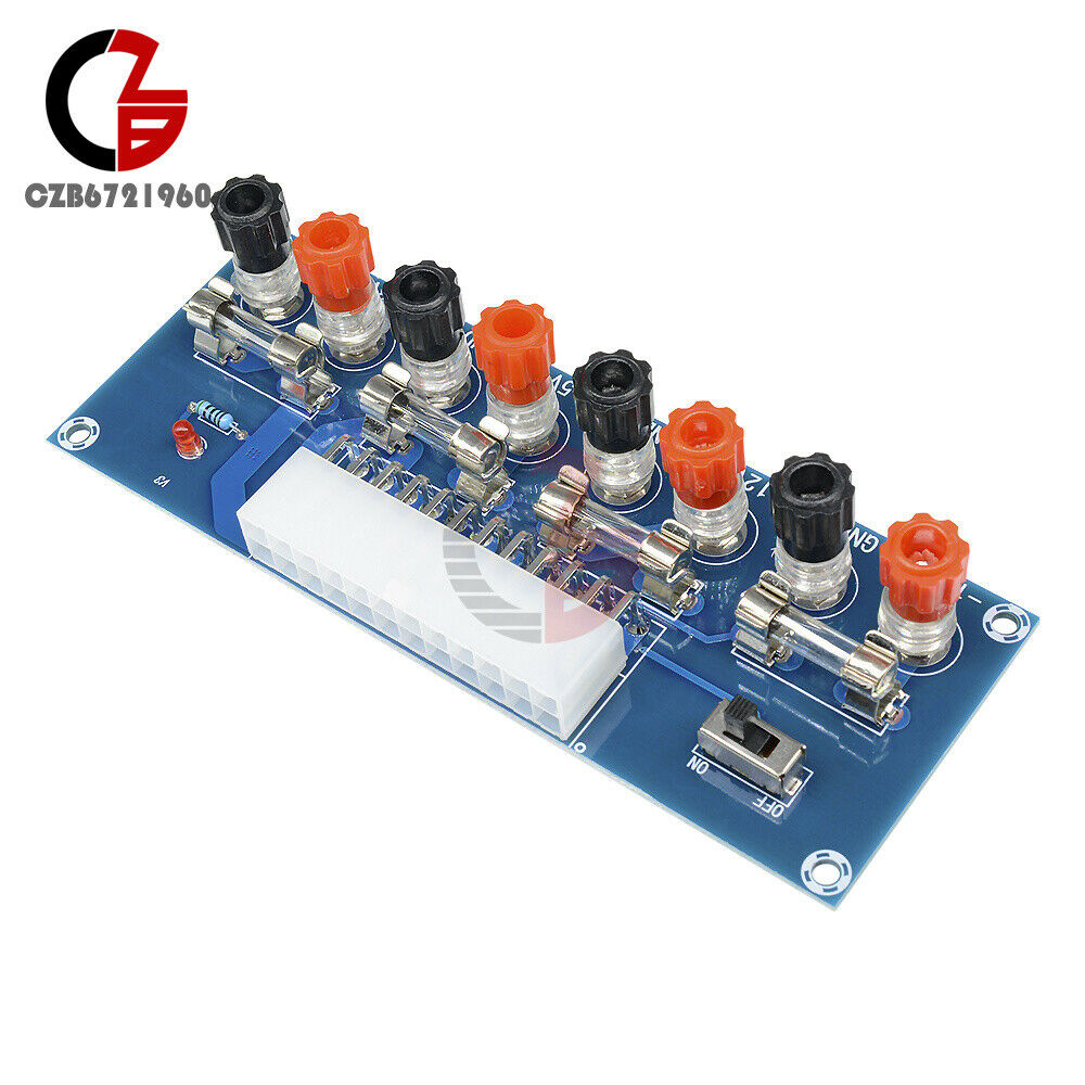2PCS XH-M229 24 pin Desktop PC Power ATX Transfer Board Power Supply Test Module