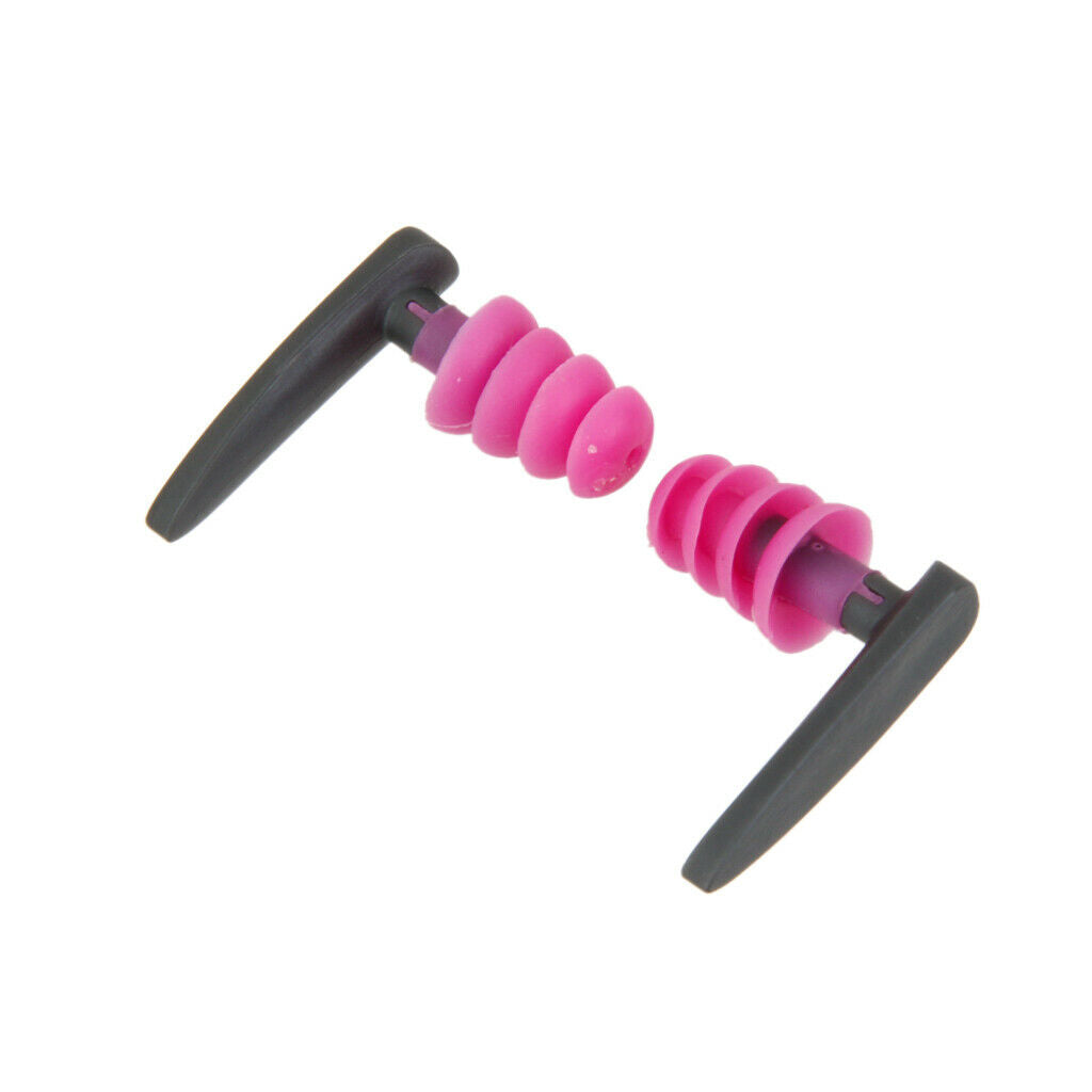 Swimming Surfing Ear Plug Earplug Water Sports Ear Protectors Rose Red