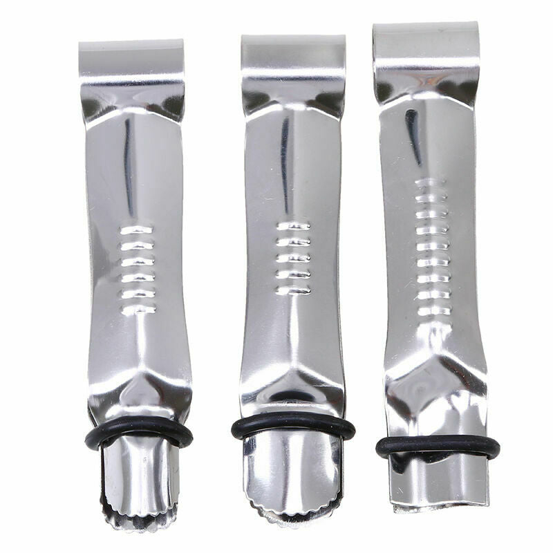 3 Pcs Fondant Cutter Stainless Steel Cake Border Decor Lace Clip Baking Tools