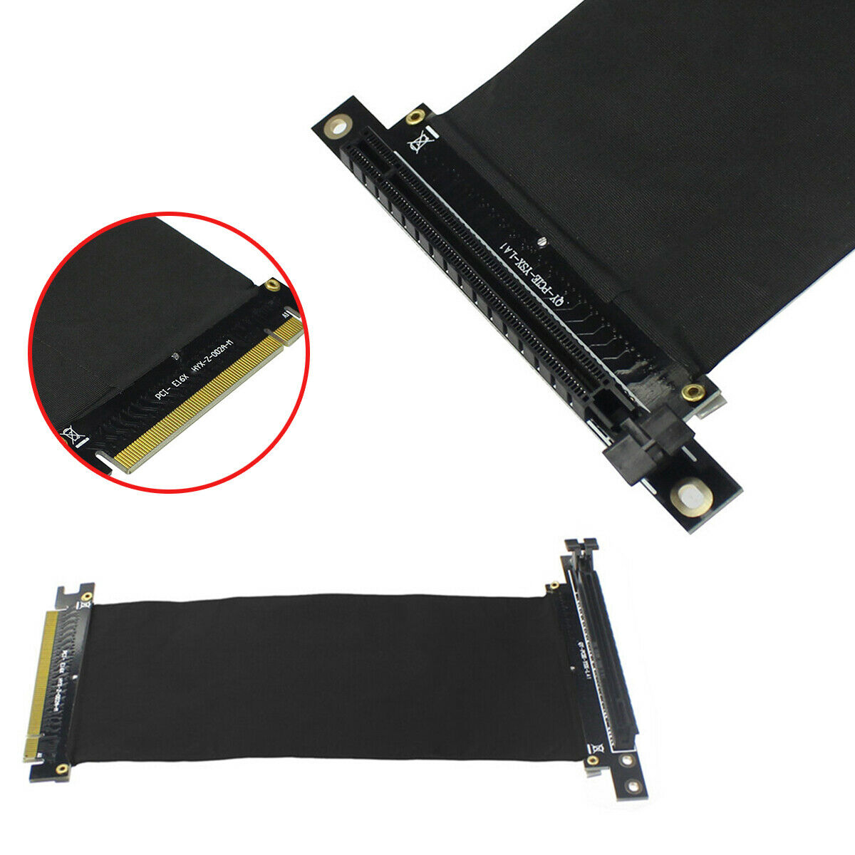 20cm PCI Express VGA Card Extender Riser Cable For VGA / Motherboard Components