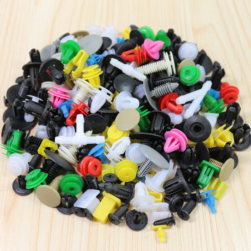 500pcs/set Universal Mixed Car Various Plastic Rivet Fastener Door Push Pin S SJ