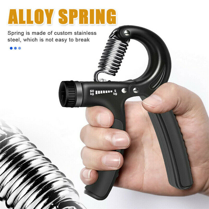 Metal Strength Exercise Gripper Hand Grippers Grip Forearm Wrist Grips 5-60KG