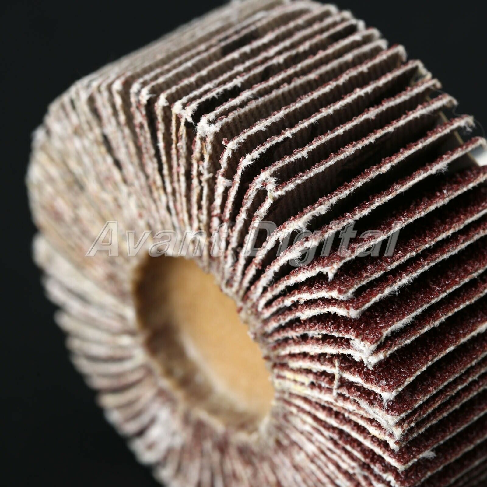 60mm Aluminum Oxide Flap Wheel Grinding Sandpaper Grinder Polishing Tool 80 Grit