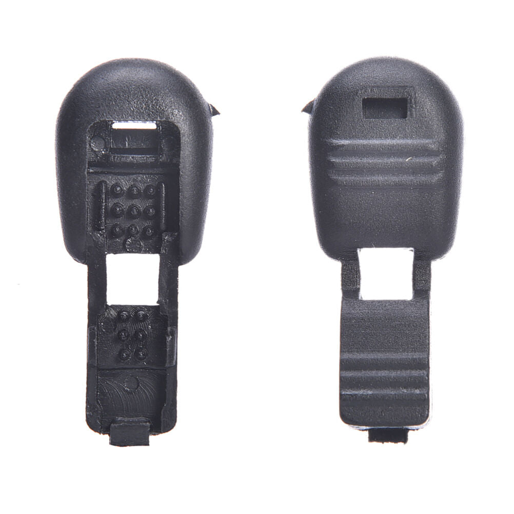20Pcs Black Paracord Plastic Zippers Pull Replacement For Sport OutdoorDD