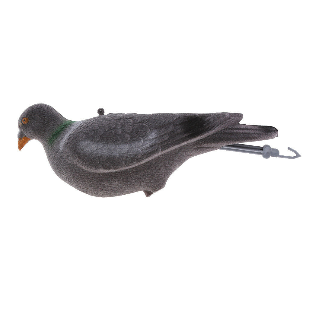 2 Pigeon Bird Decoy Hunting Bait Pest Control Repeller Yard Scarer Scarecrow