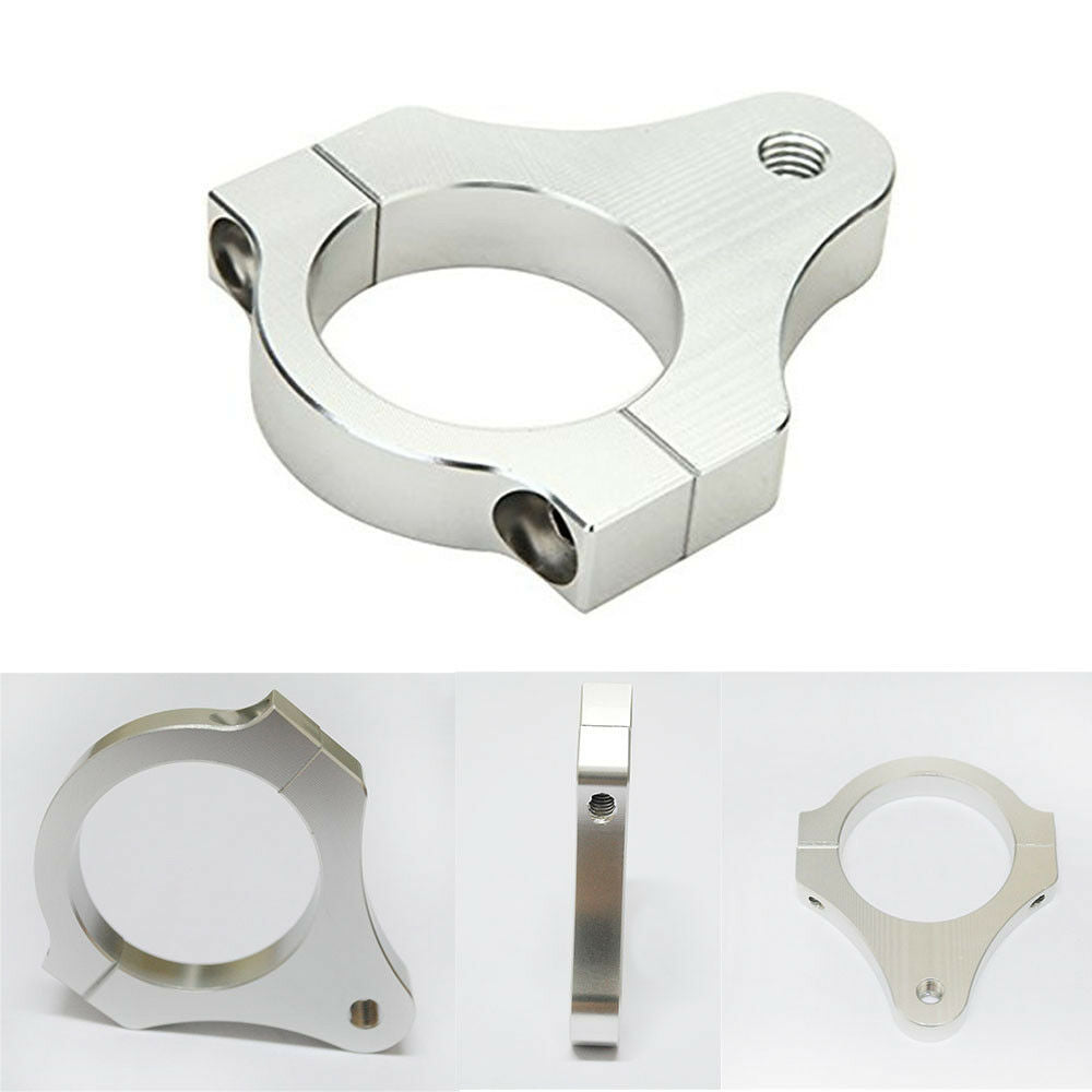 35mm Aluminium Steering Damper Fork Frame Mounting Clamp Bracket for Motorcycle