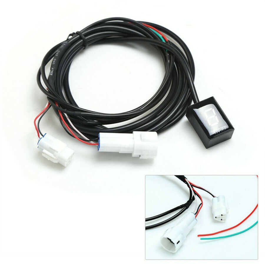 Motorcycle Bike Gear Indicator Red LED Display for Yamaha Plug&play Waterproof