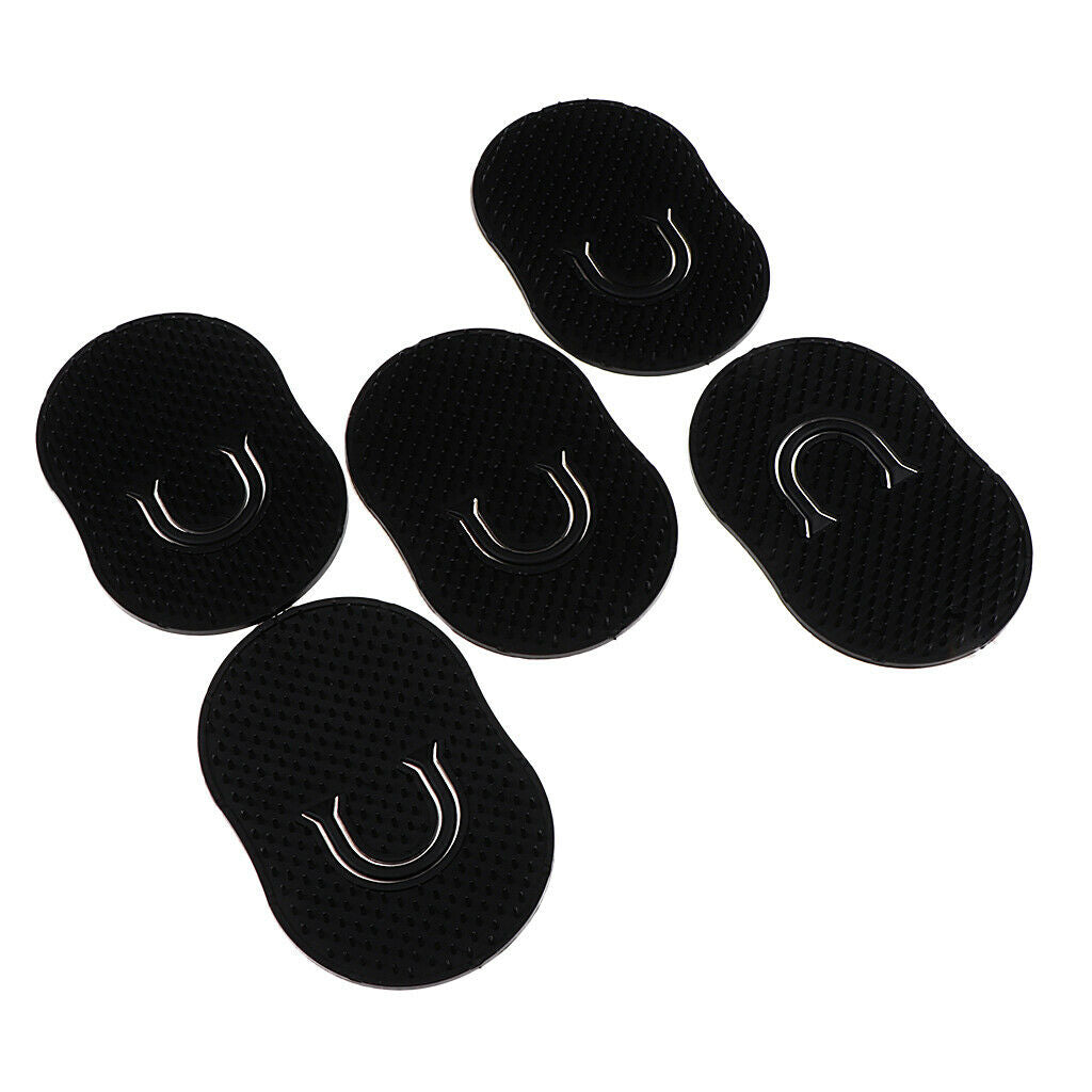 5 Pieces Pocket Palm Hair Brushes, Shampoo Beard Combs, for Short Hair Pet Cat,