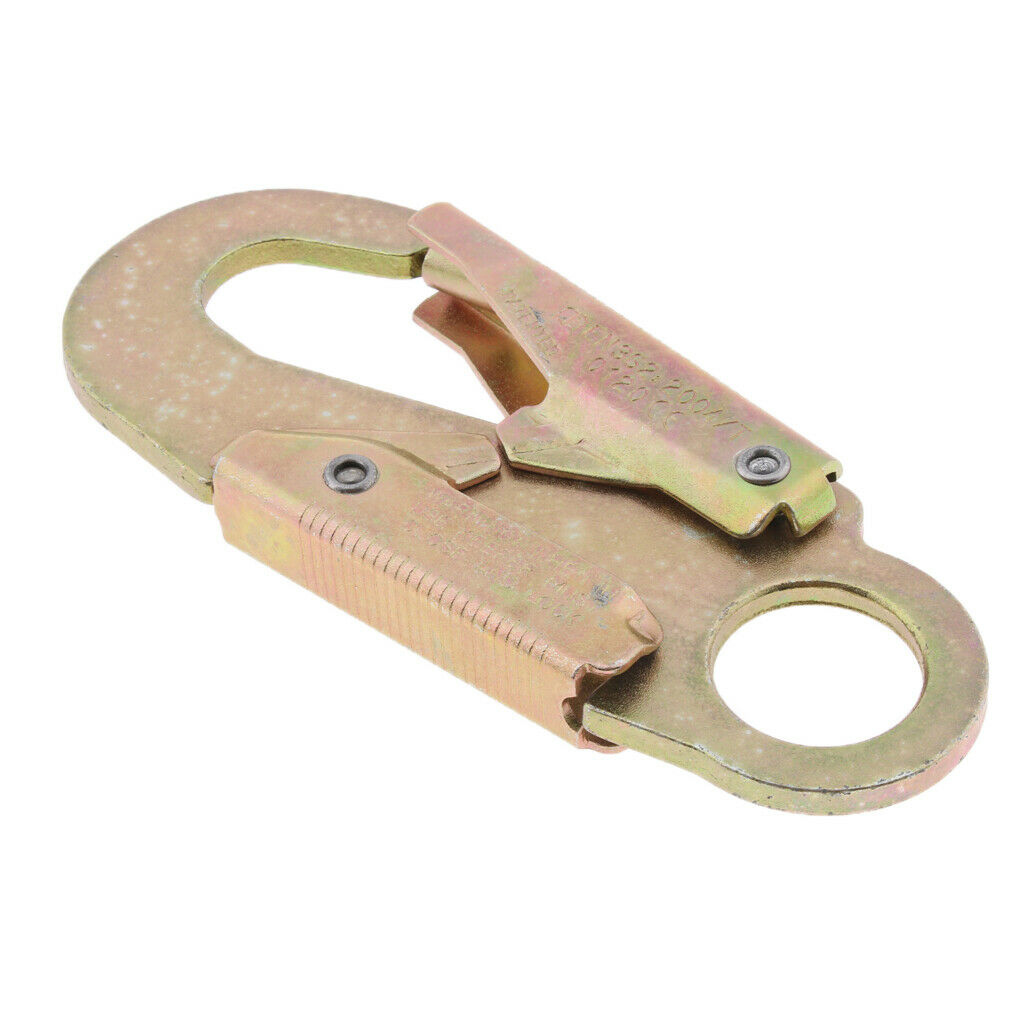 Prettyia Safety Climbing Snap Locking Hook Clip Fall Arrest Carabiner 30KN