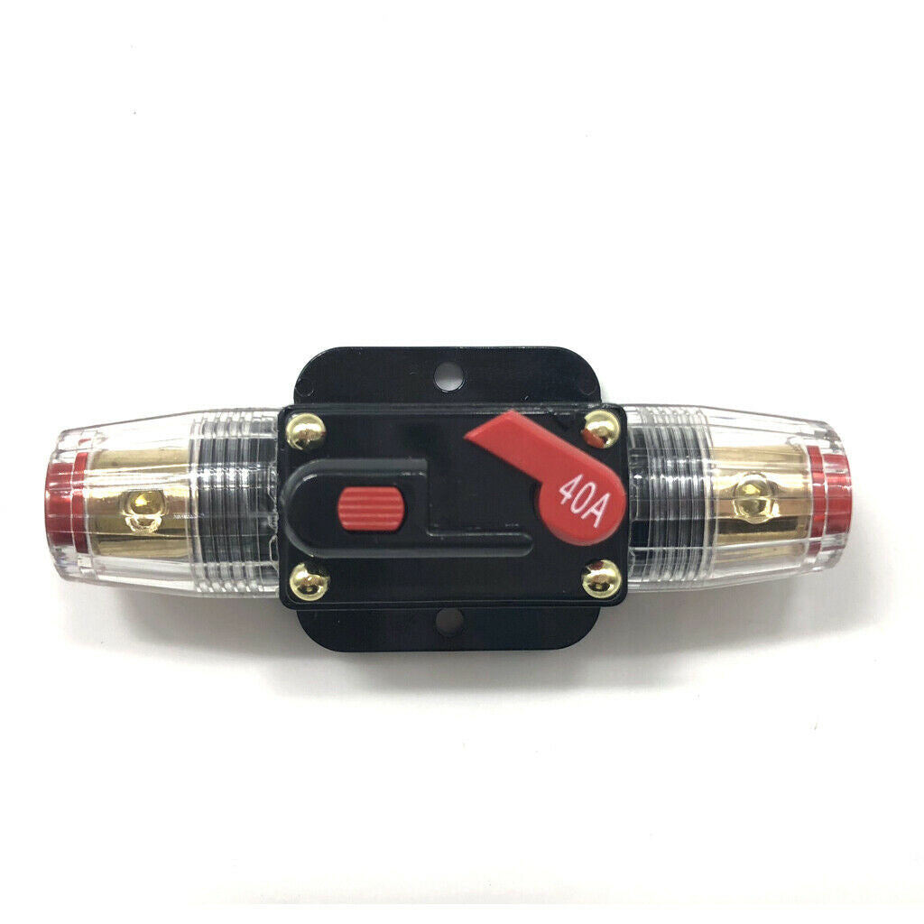 40AMP Car Boat DC 12V-24V Car Stereo Audio System Circuit Breaker Reset Fuse