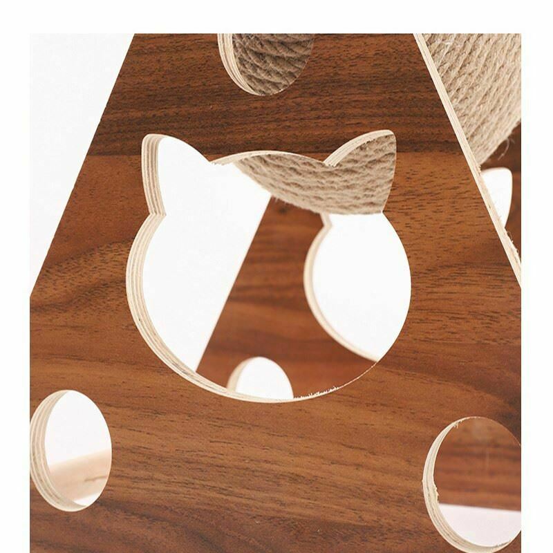 Pet Cat Tree Toys With Ball Cat Scratching Post With Sisal Rope Climbing Frame