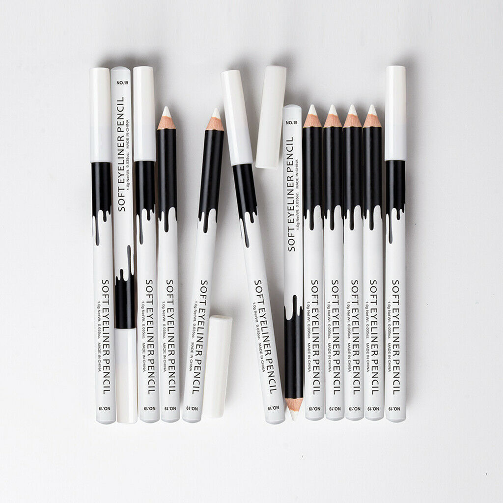 Pack of 12 Professional Makeup Cosmetic Highlight Eyeliner Pencil Pen Stick