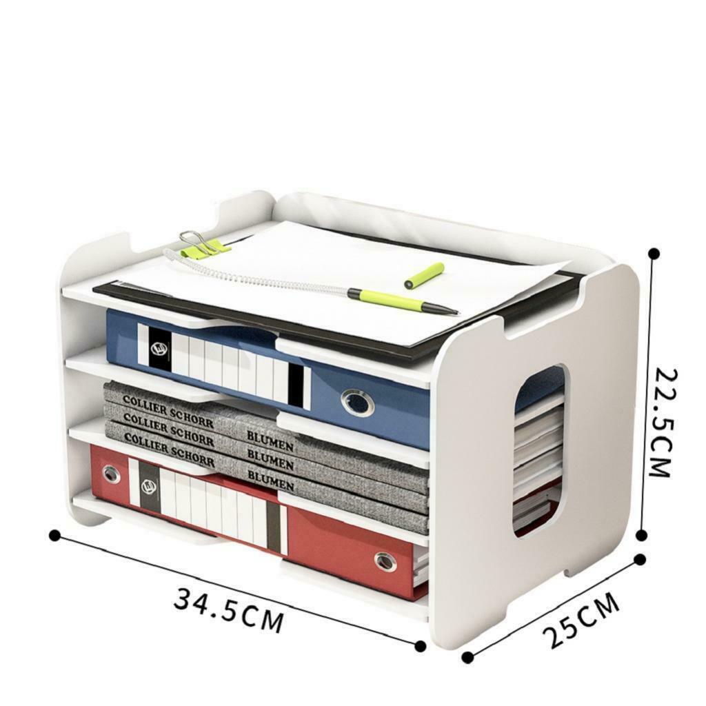 DIY Self-Assembly Files Filling Case Holder Good for Supplies PVC Made Set