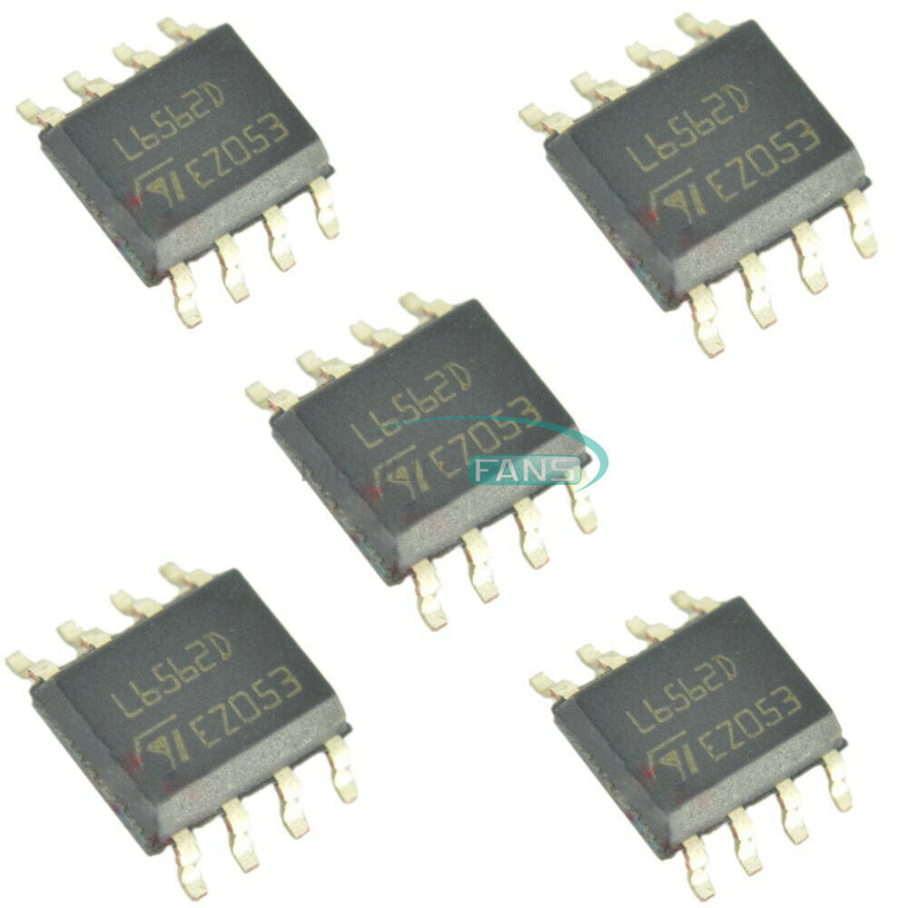 5PCS L6562D 8SOIC L6562D L6562 PFC Ctrlr Transition L6562D SOP-8