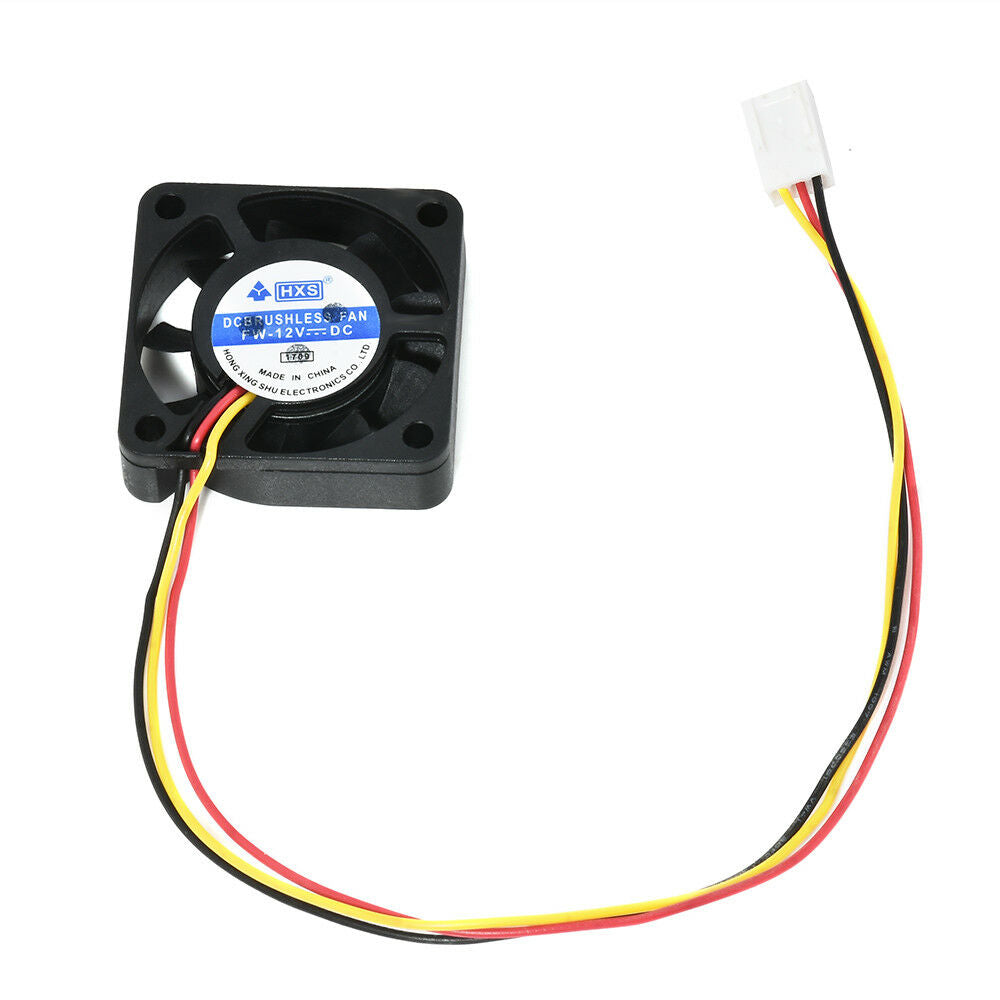 Case Fan 12V 40mm x 40mm x 10mm Brushless PC Fan Cooler 3-Pin Desktop Cooling
