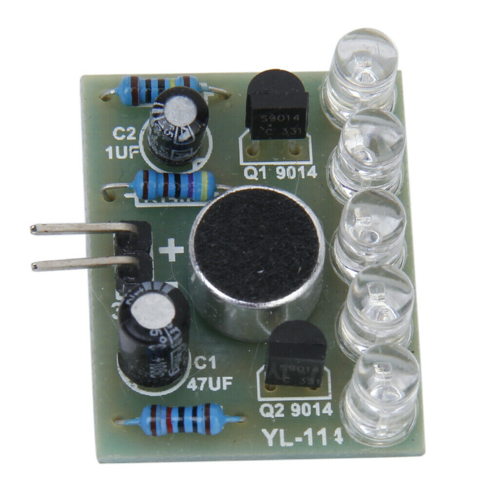 3-5.5V Sound Activated Melody Lamp Light Module Music Control Production