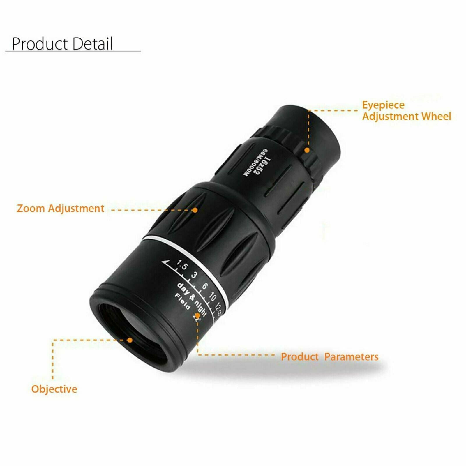 Universal HD 10X Optical Zoom Camera Lens Mobile Cell Phone Monocular Telescope