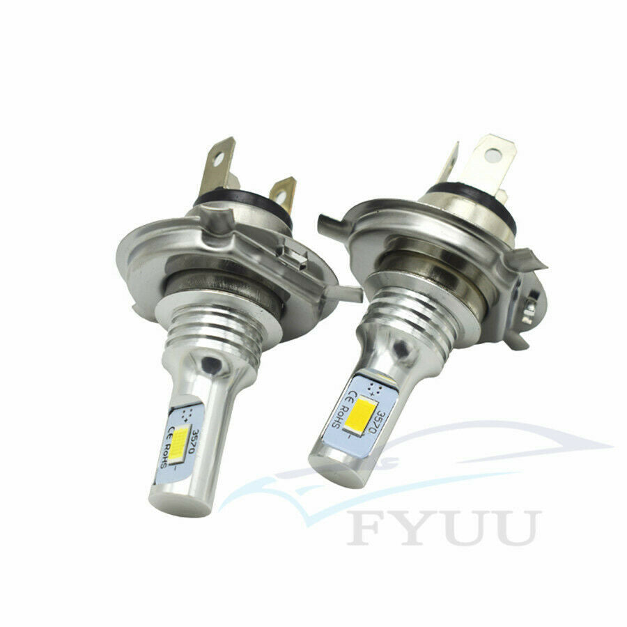 2Pcs 35W 9003 H4  LED Car Motorcycle Headlight Bulbs Hi&Lo Beam 4000LM 6000K