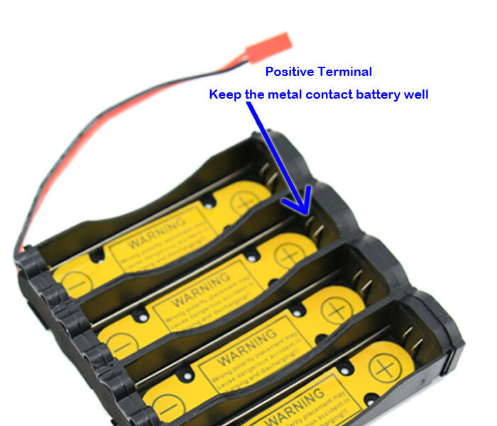 Protected Holder Case for 4S1P 14.8v 14.4v 18650 17670 Li-ion Battery Charge