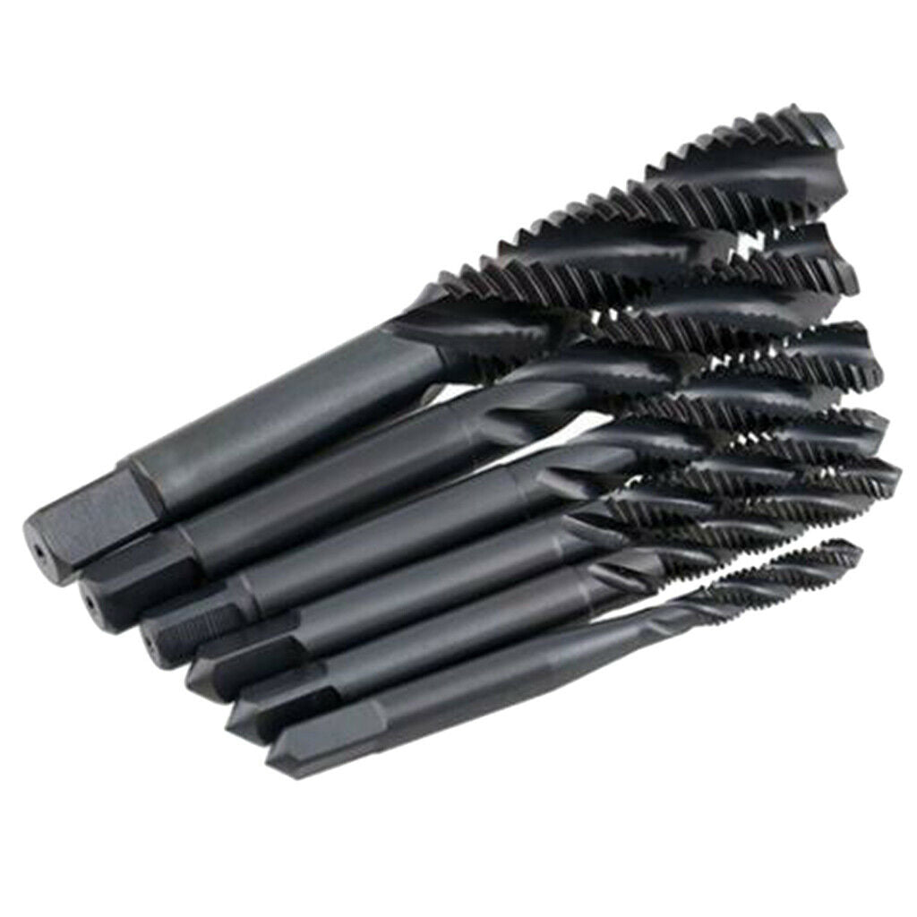 5 PCS 75mm HSS Hex Shank Spiral Point Twist Drill Spiral Flute 2-in1 Combination