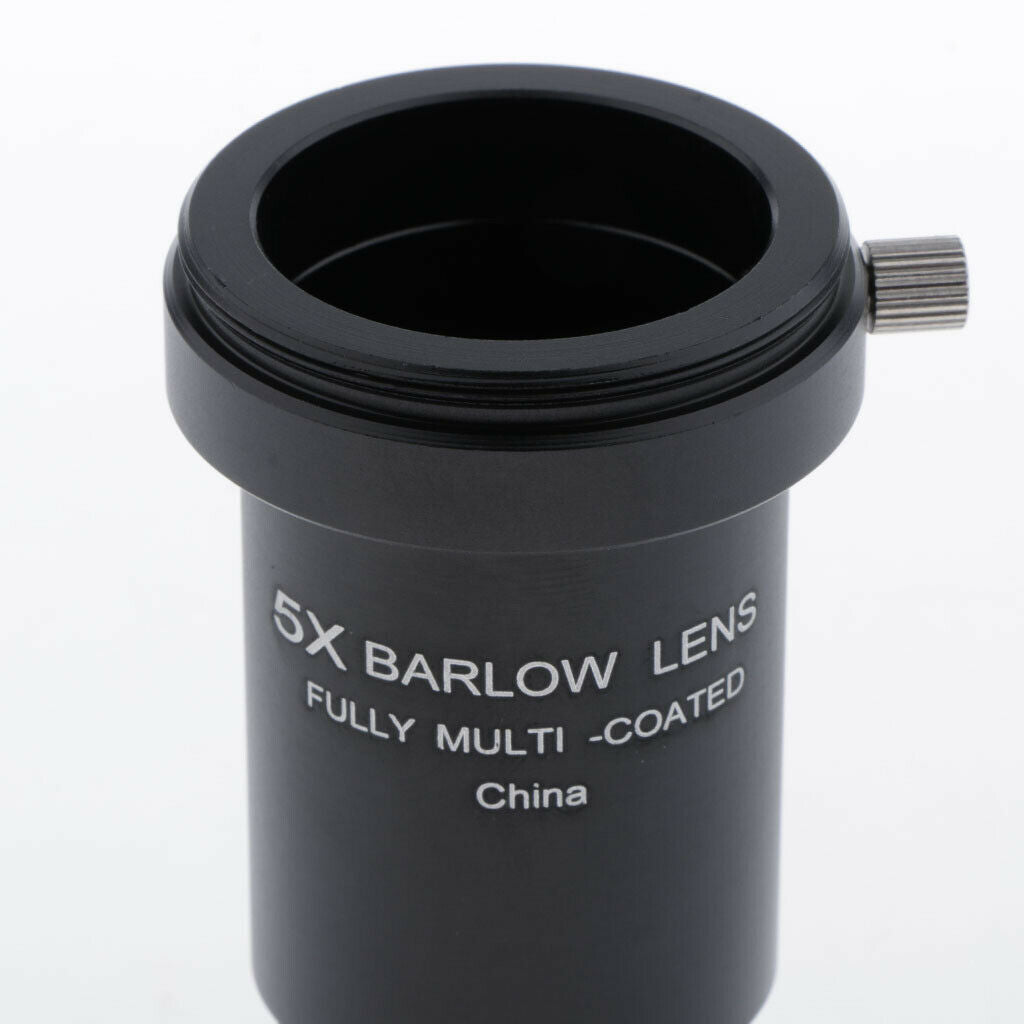 Telescope Barlow Lens 5X Accessory 1.25"/31.75mm M42x0.75mm For