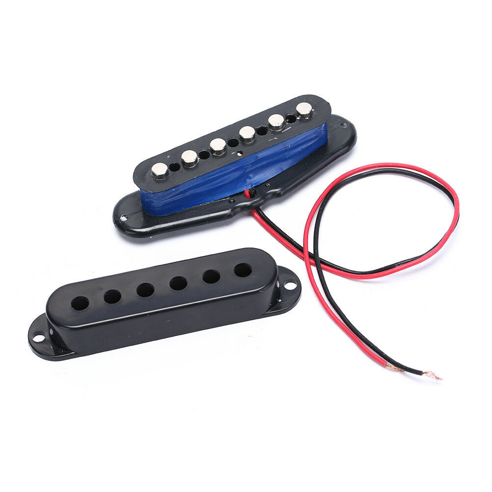 1pc Black Single Coil Sound Pickup for 6 Strings Electric Guitar Harmonious V IA