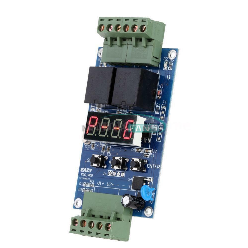 DC12V Dual Programmable Relay Control Board Cycle Delay Timer Switch Module MF