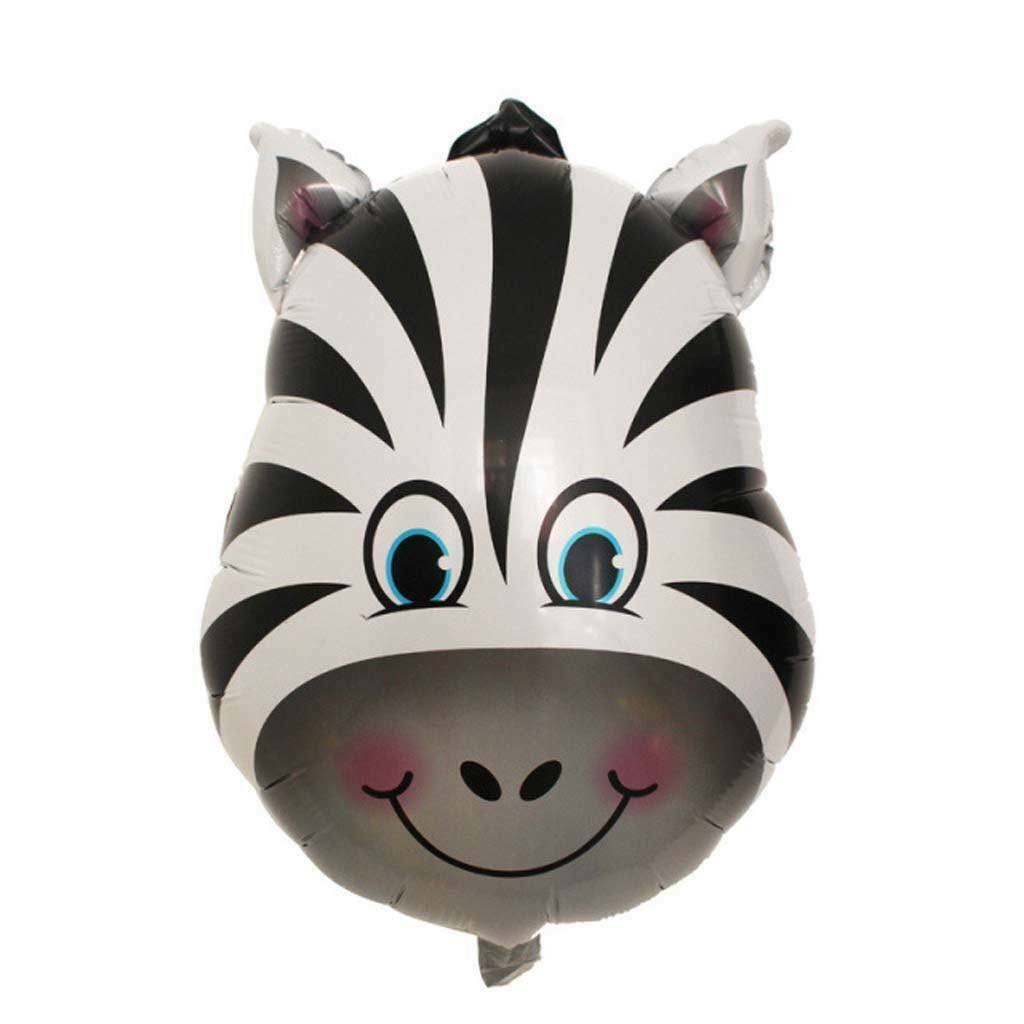 Blesiya   6pcs   Zoo   Animal   Head   Foil   Balloons   Baby   Shower   Kids