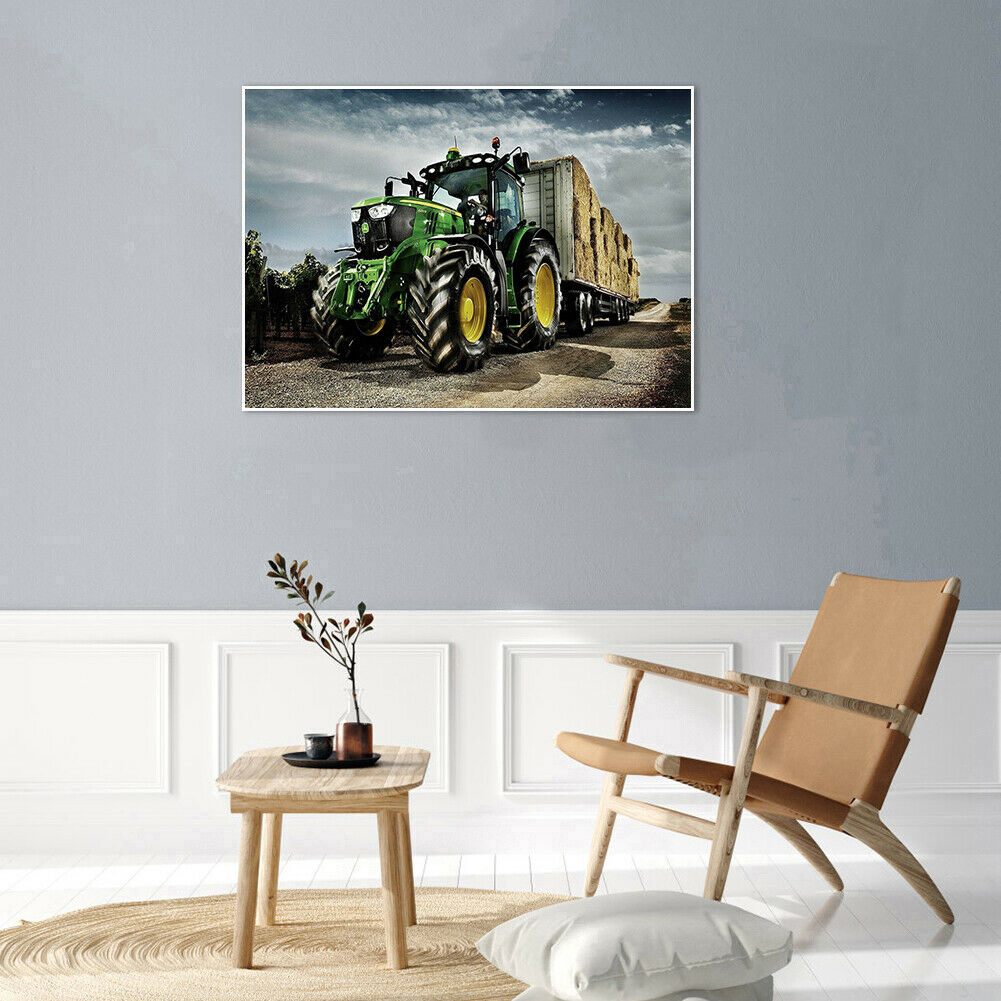 Engineering Vehicle 5D DIY Diamond Painting Embroidery Cross Stitch Mosaic @