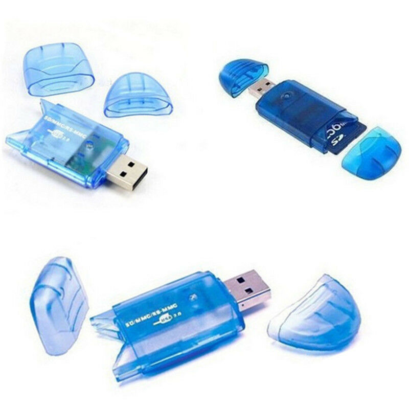 USB 2.0 Memory Card Reader Writer Adapter for MMC SDHC TF Card UP To 64GB.$l FG