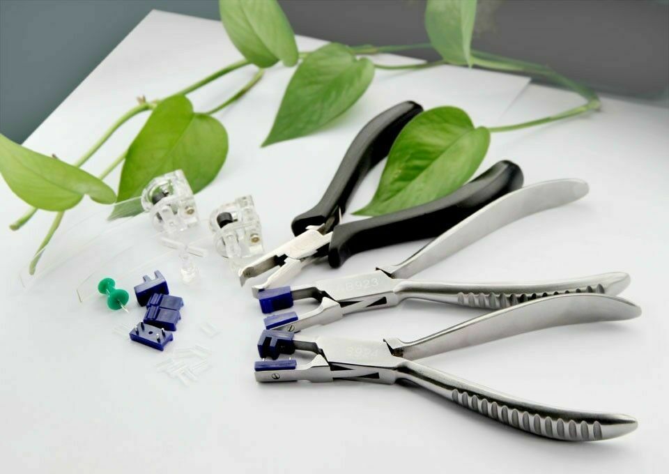 Eyeglass Tool Kit Rimless Eyeglasses Repair Disassembly Pliers Tools Set