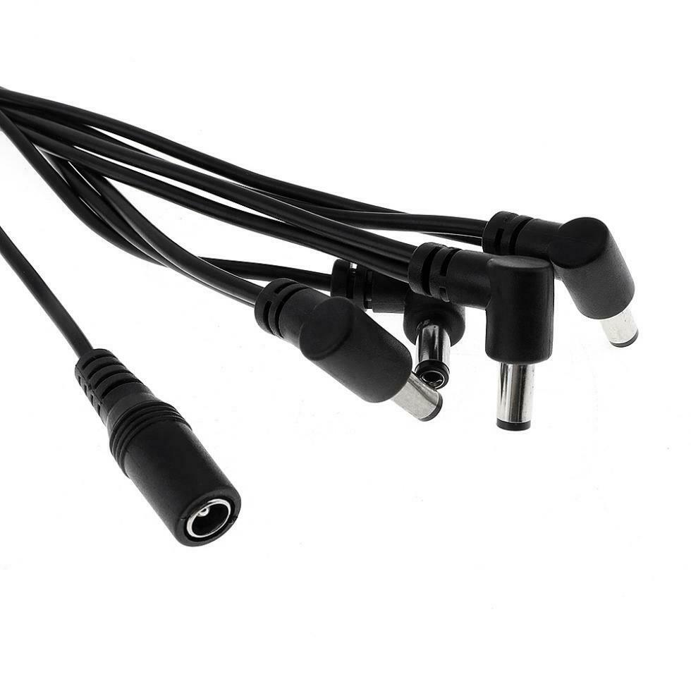 8XWay Electric Guitar Effect Pedal Cables 2.7M Wire Power Supply Cable Splitter