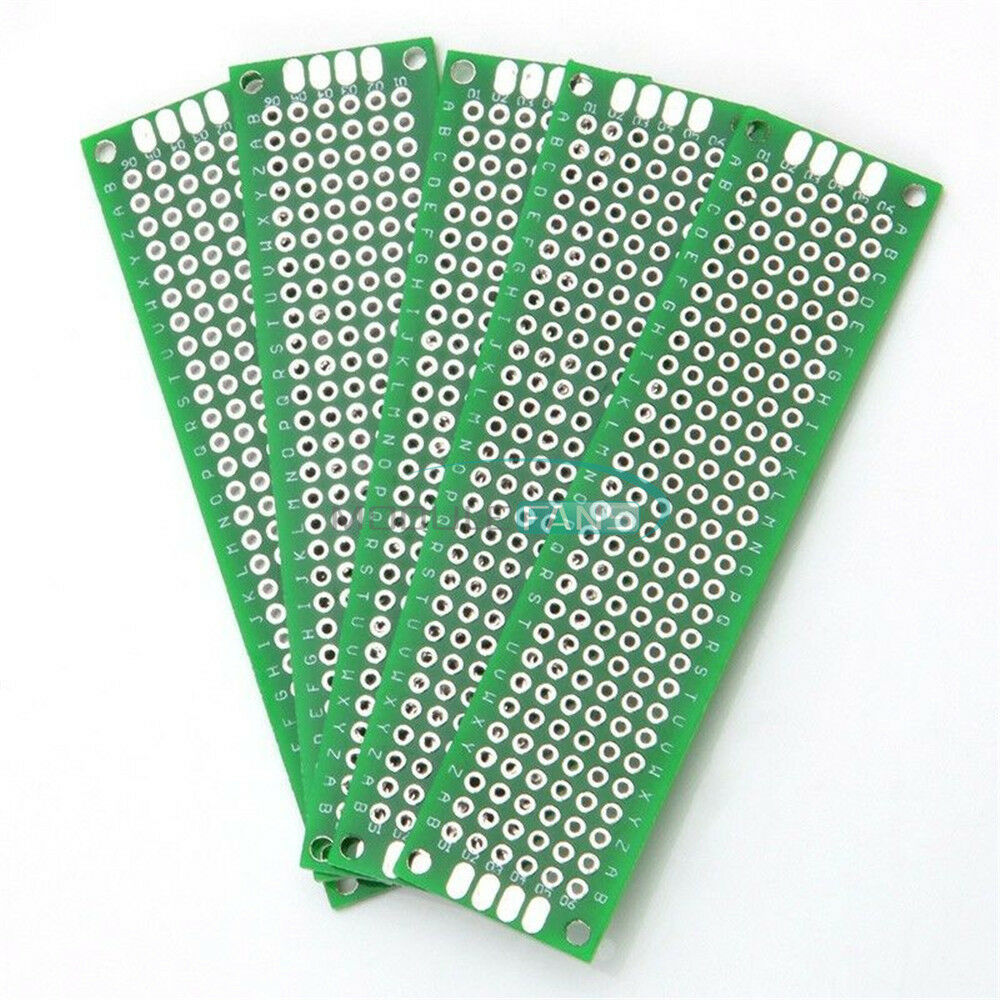 20Pcs Prototype PCB Double Side Tinned breadBoard 5x7 4x6 3x7 2x8CM Each 5Pcs