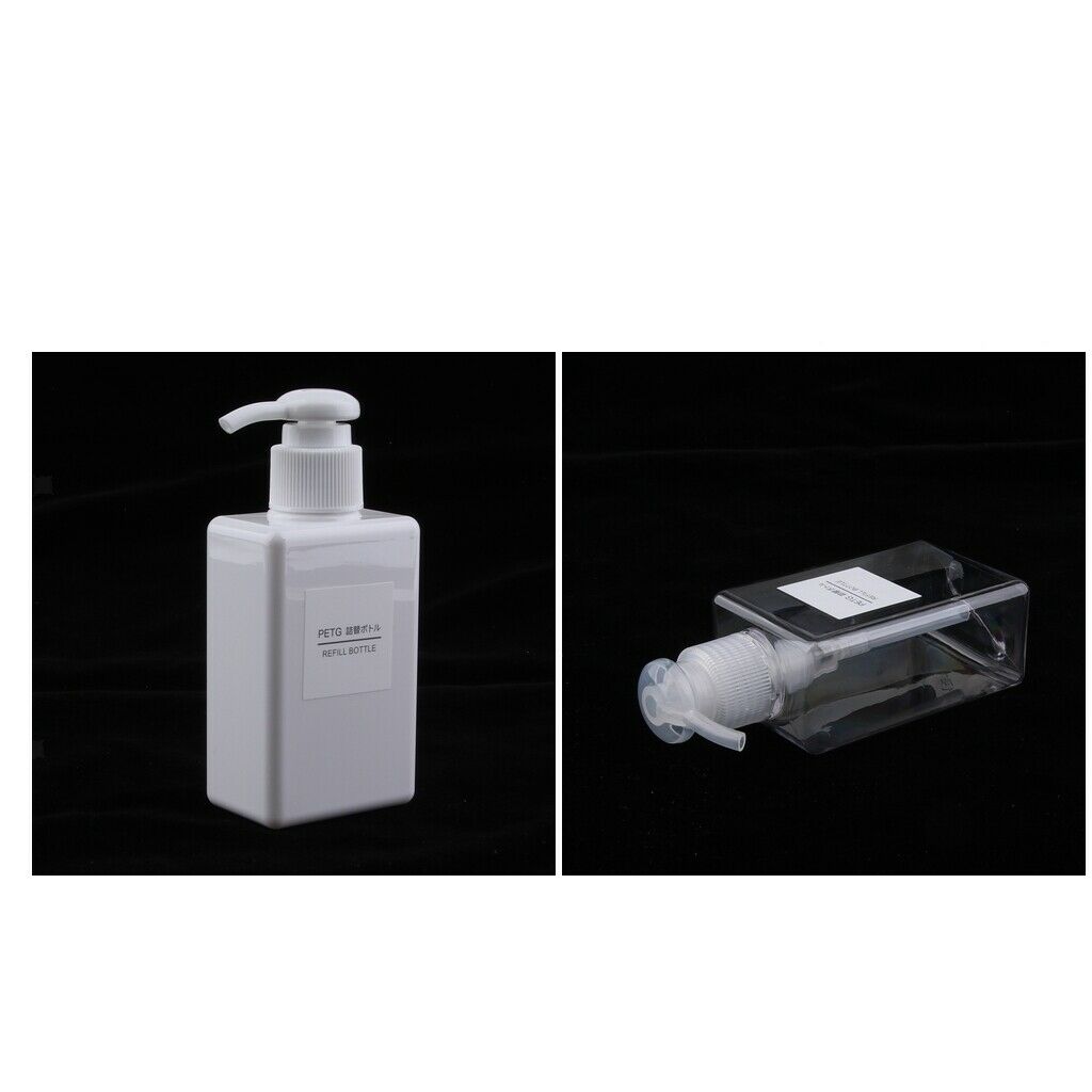 2pc PETG Foaming Soap Dispenser Bottle Portable Soap Lotion Containers
