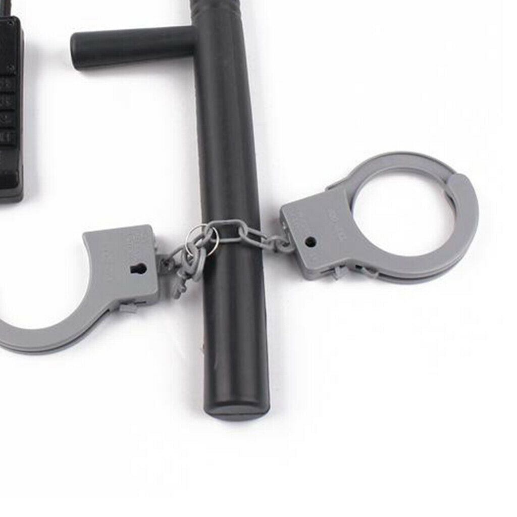 Dress Up Police Toys Pretend Policeman Accessories Kits for Kids Police Officer