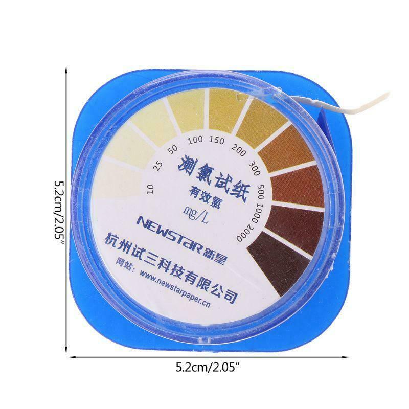 Chlorine Test Strips Water Quality Test Strip Swimming Pool Water Alkaline Acid