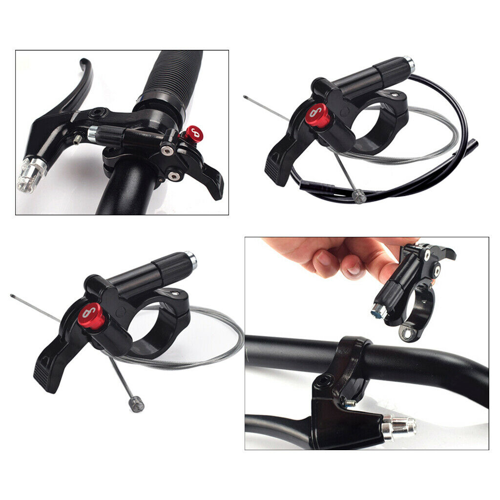 Bicycle Part Fork Remote Lockout Lever MTB Mountain Road Bike Lock & Wire
