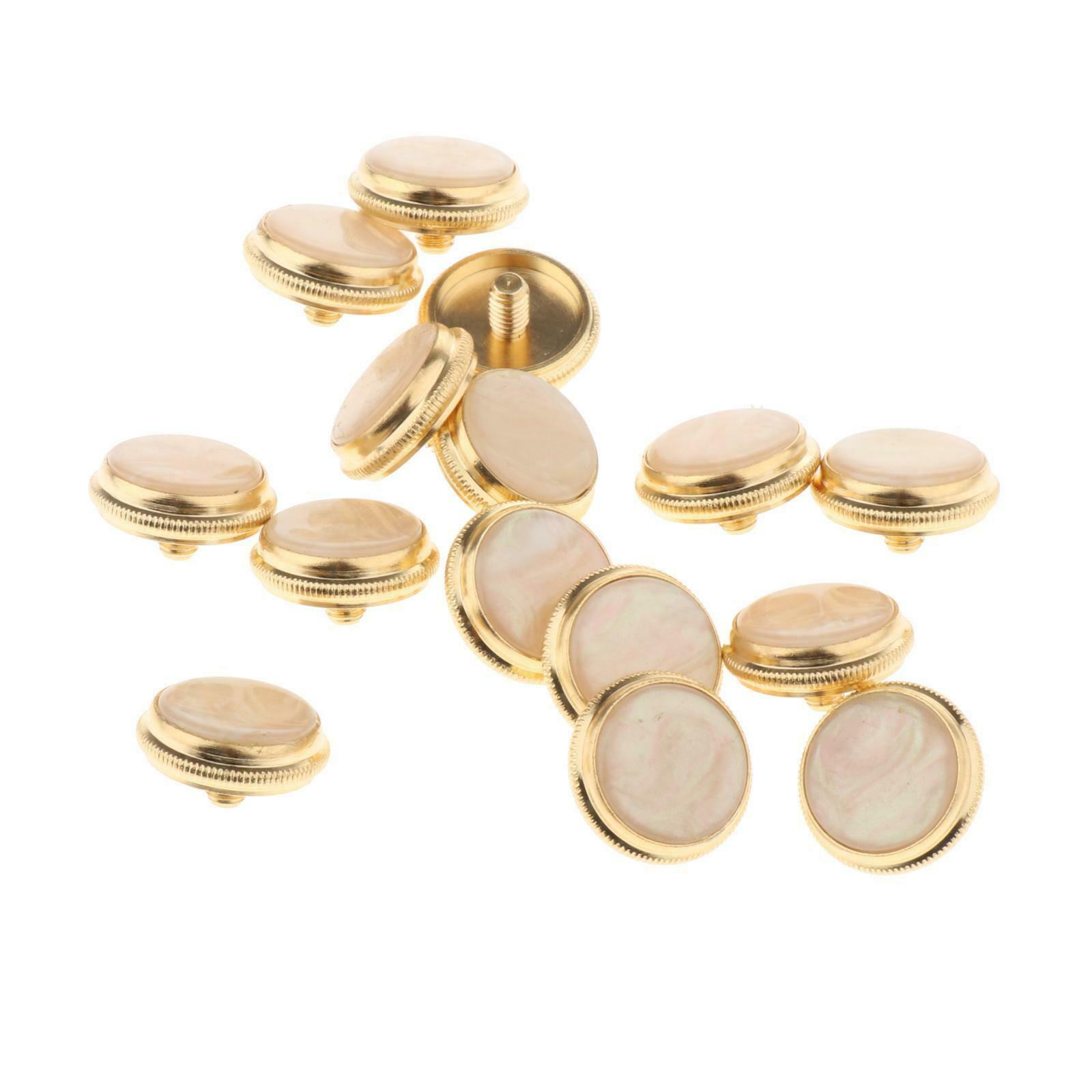 15pcs Trumpet Valve Finger Buttons Beautiful Trumpet Cover Repairing Buttons