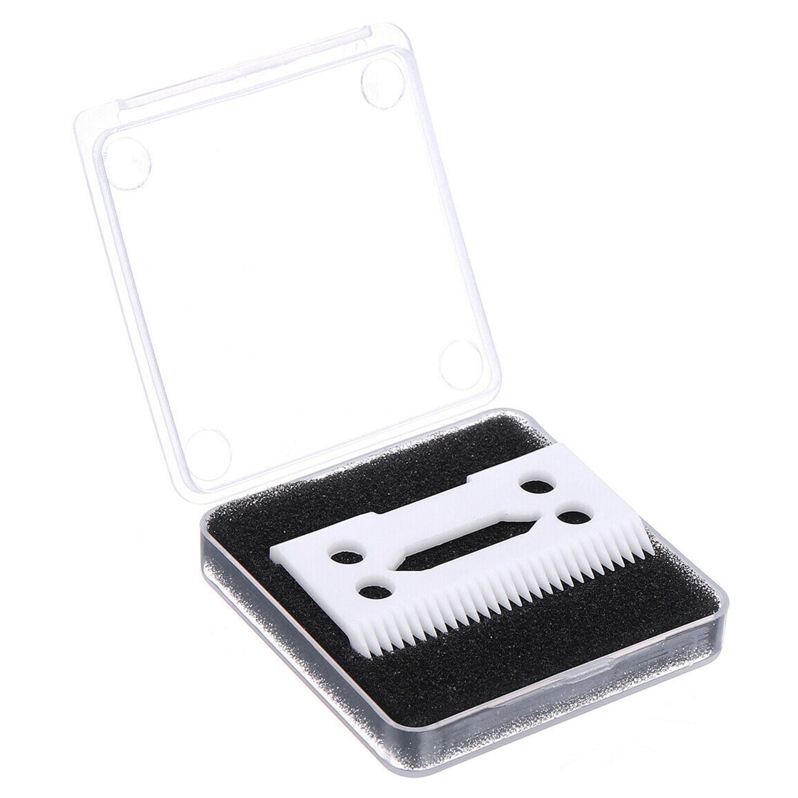 2pcs Clipper Ceramic Cutter Blade Magic Clip 2 Holes For Wahl Shear Clipper Kit