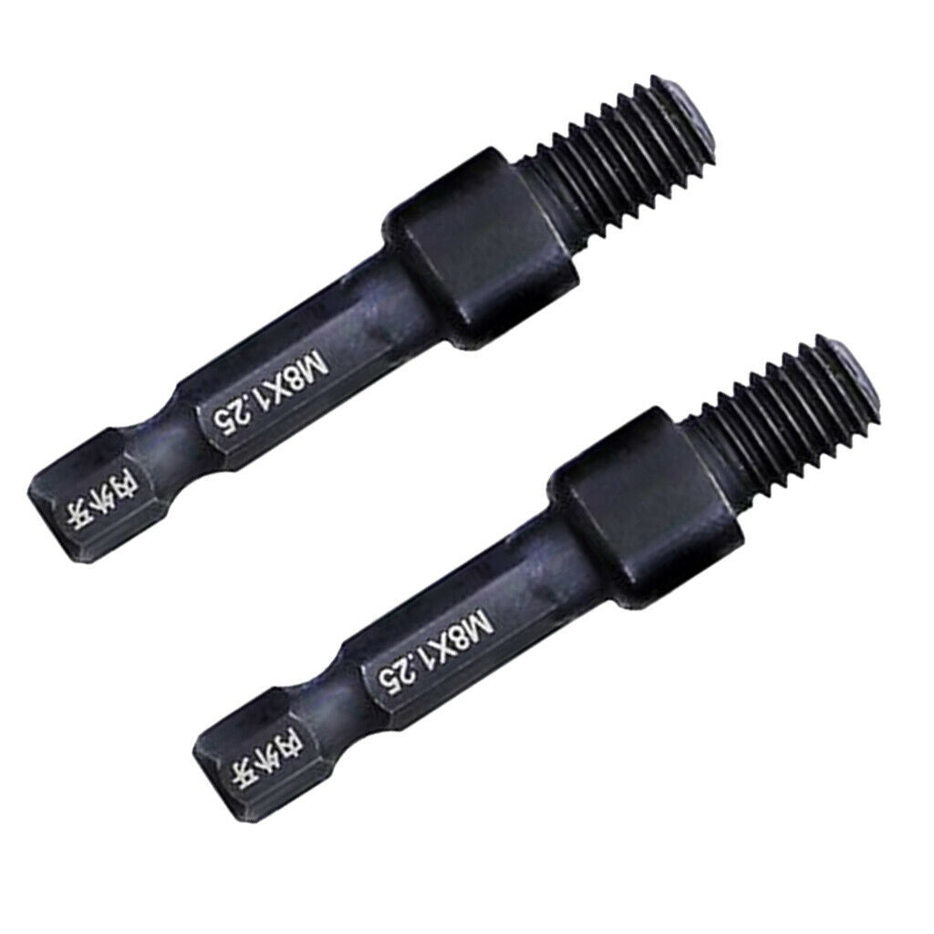 2x Drill Chuck Adapter, Shank Diameter: 6.35mm/1/4'', for Use with Sds Rotary