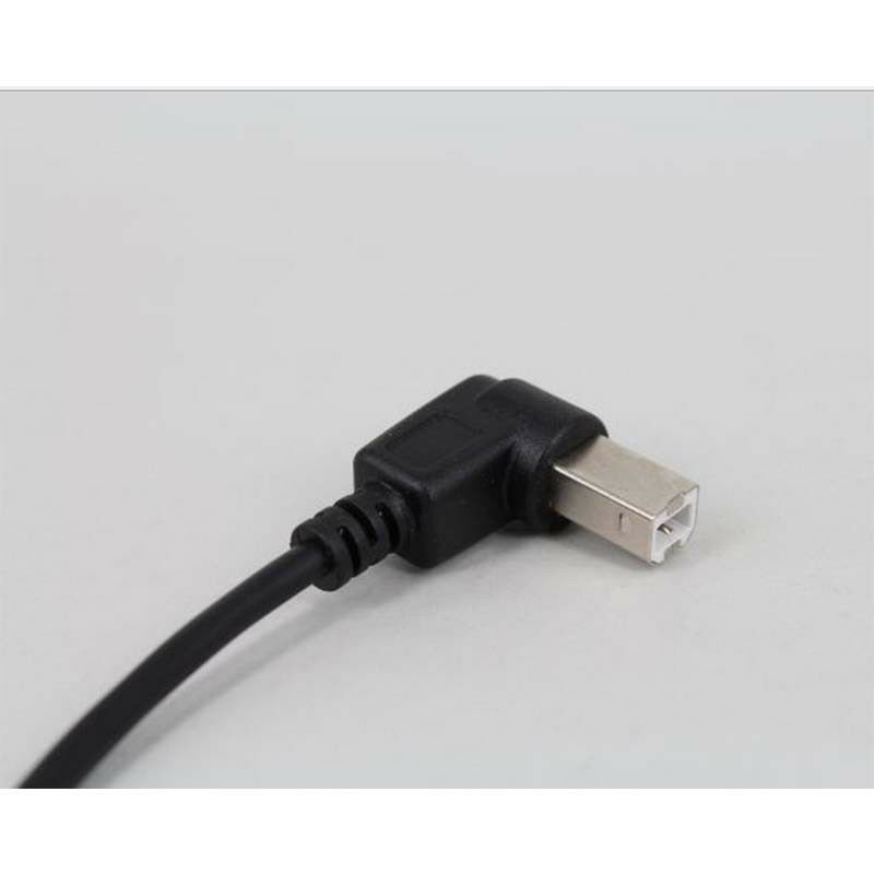 90 degree USB2.0 Female to Printer Scanner B Male Cable Cord lead & Screw Lock B