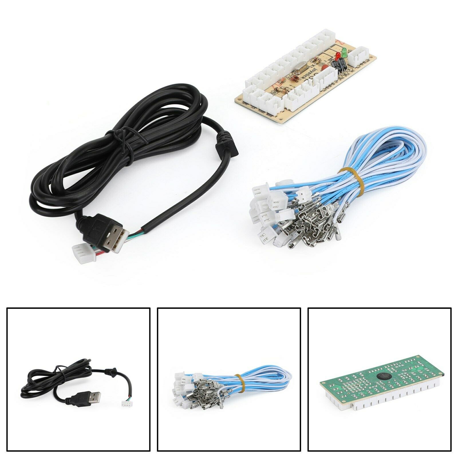 Zero Delay Arcade USB Encoder to Joystick Fit for PC Fighting Games AC424 CA