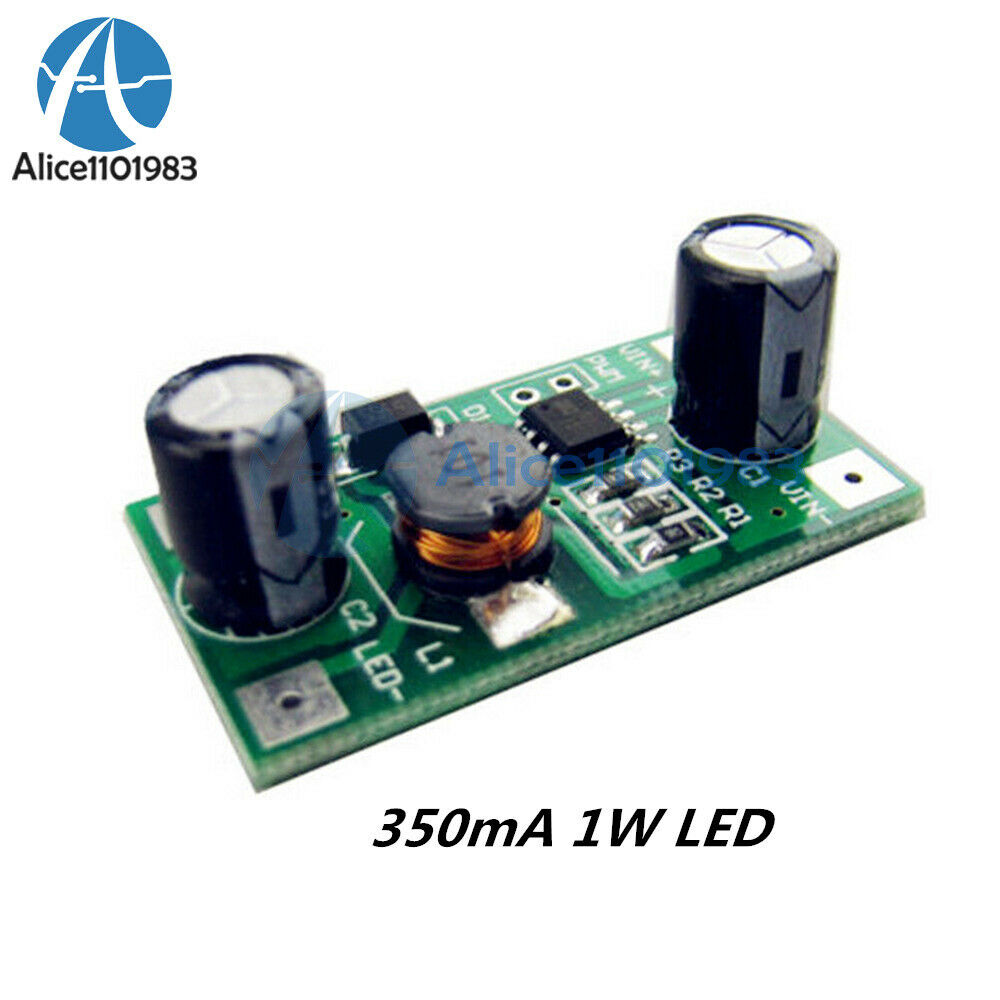 10PCS DC-DC 5-35V 350mA 1W LED Driver PWM Light Dimmer Step Down Module
