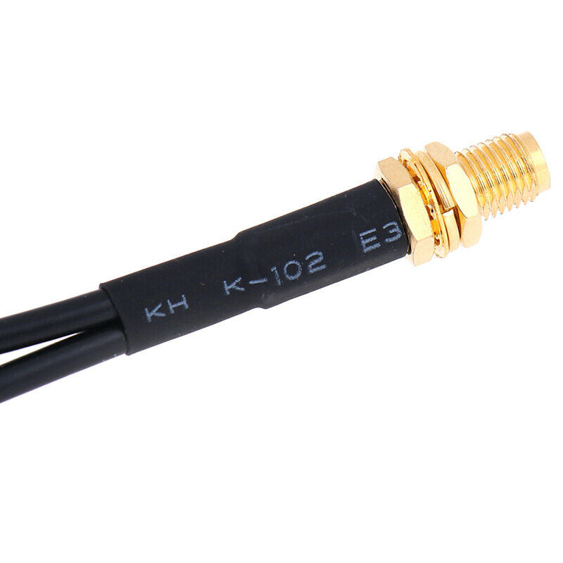 15cm SMA Female To 2 x TS9 Male Plug Y Splitter Combined Pigtail Cable RGDEAU