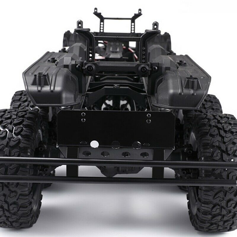 2X(RC Car Parts Rear Bumper + Chassis Guard Set Black for 6 4 G500 G63 O2Z4)