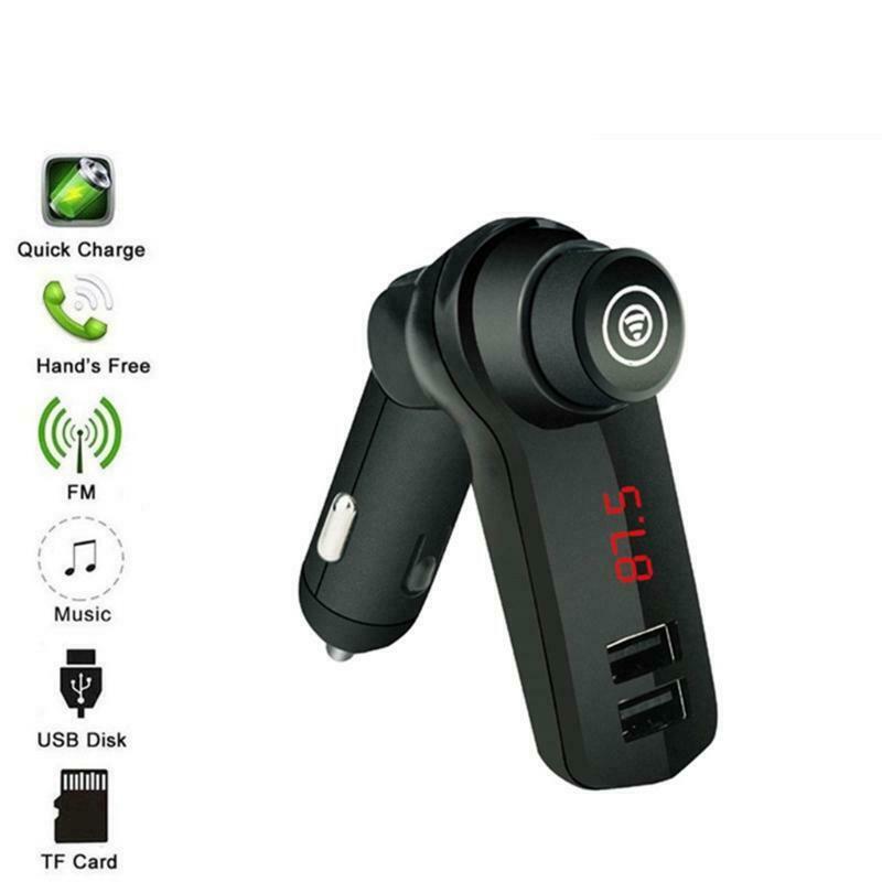 Bluetooth-compatible Car MP3 Player Handfree Call Noise Canceling Car Charger