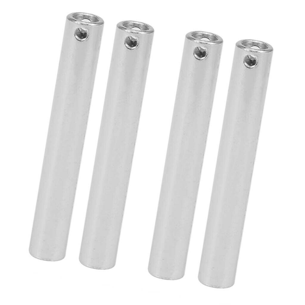 4Pieces Stainless Steel Axle Tube for SCX10 RC Car Upgrade Parts Heavy-Duty