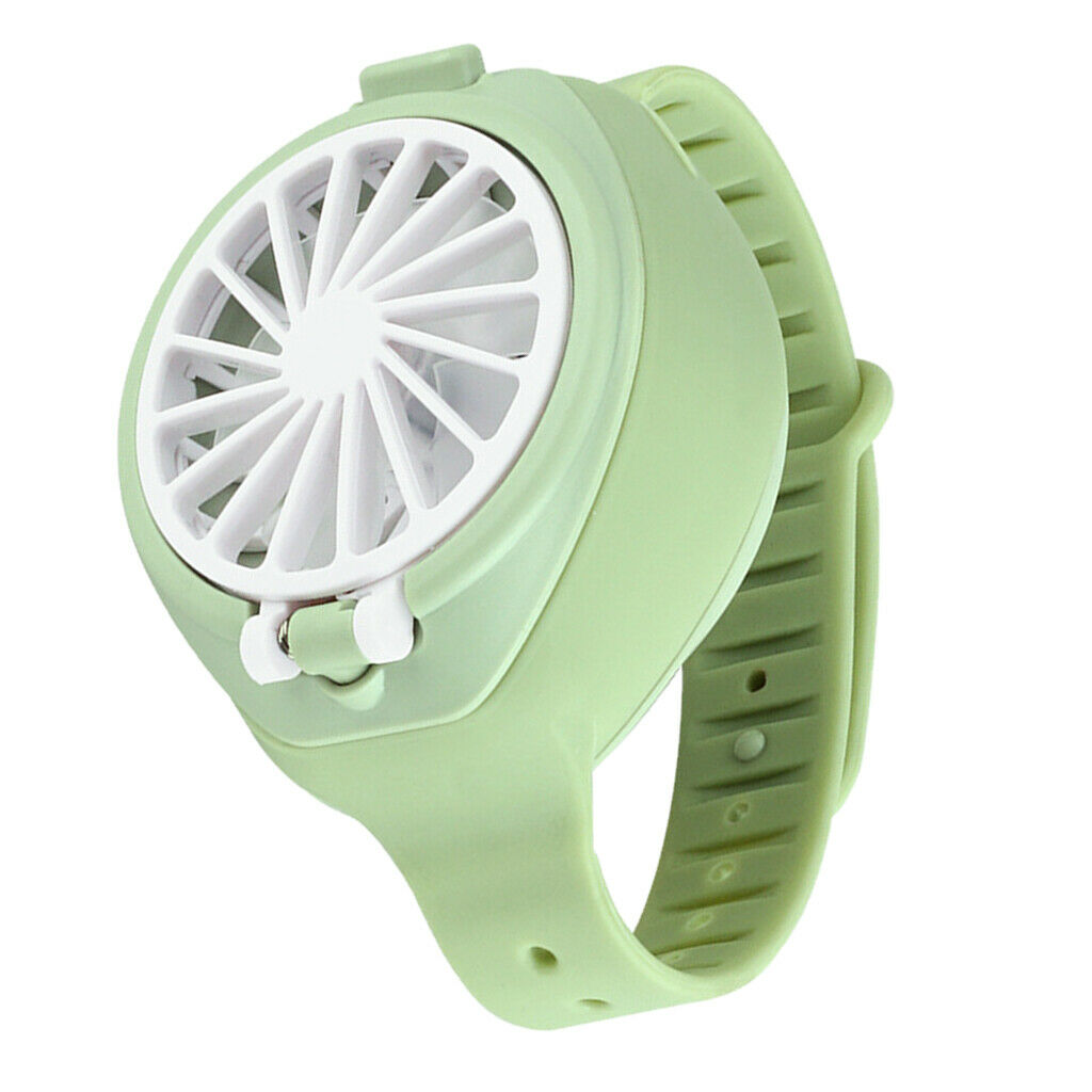3pcs Children Kids Fan Watches Mute Small Summer Air Cooling Fan USB Charge
